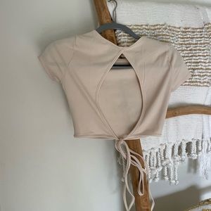 Princess Polly Open Back Tee
